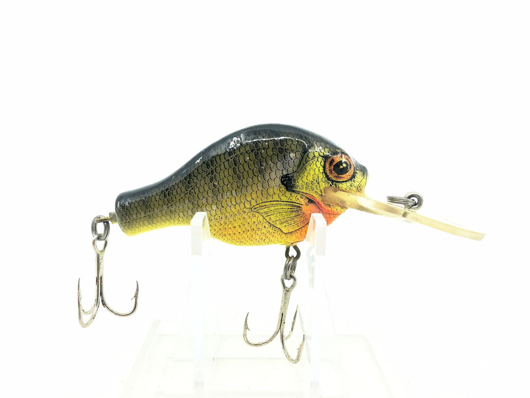 Bagley Small Fry 3DSF1, BR9 Bream on Chartreuse Color