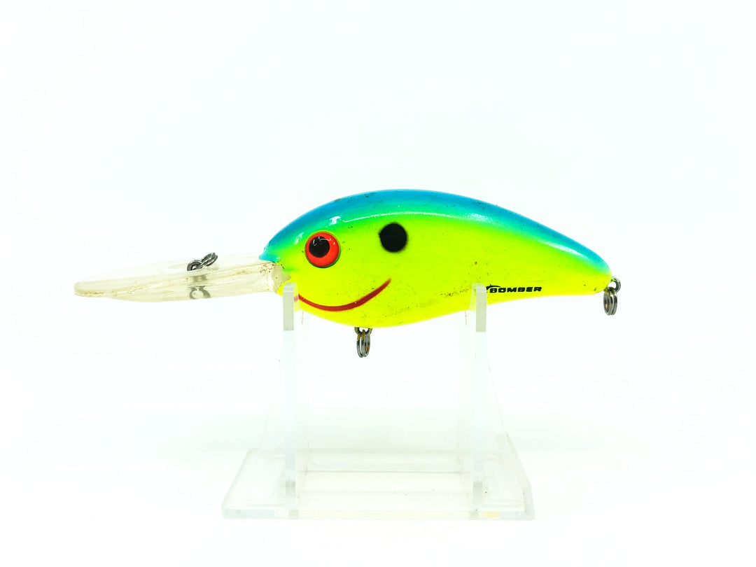 Bomber Fat Free Shad BD7F, Chartreuse Blue Color