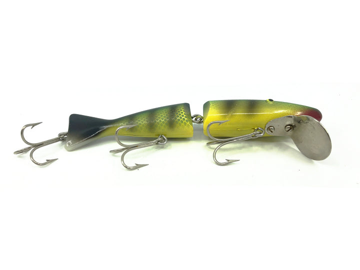 Radtke Pike Minnow, Green/Black Back & Bars Color