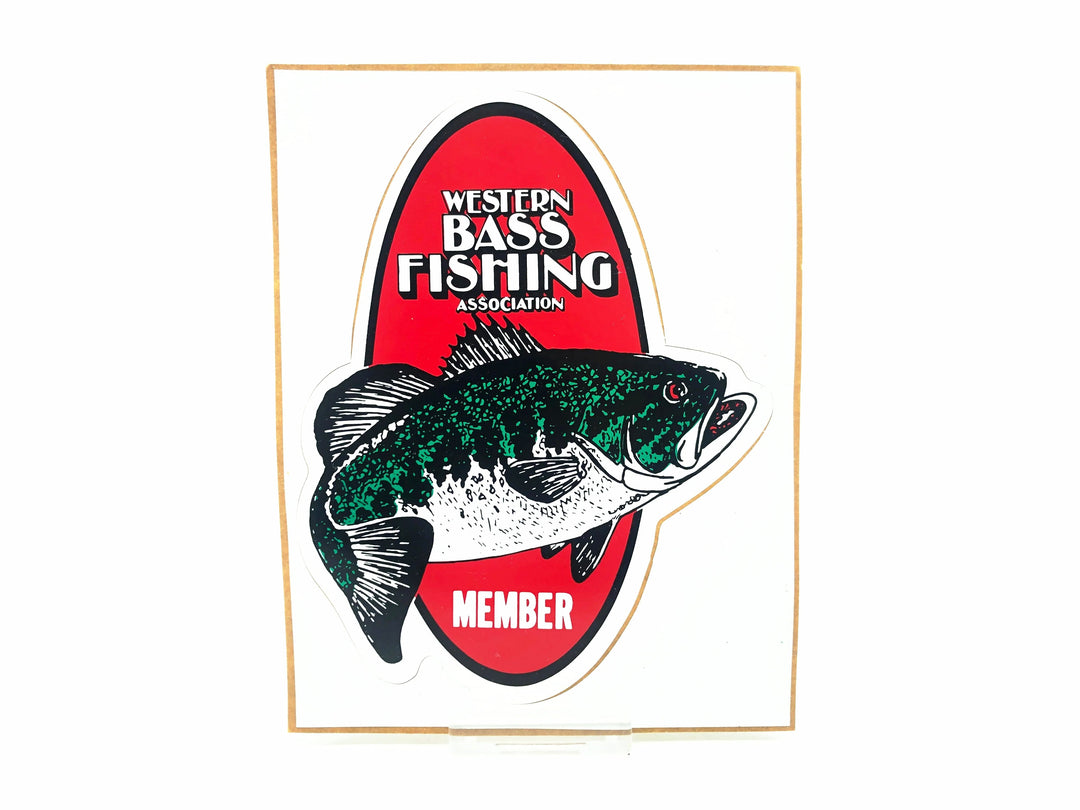 Western Bass Fishing Sticker