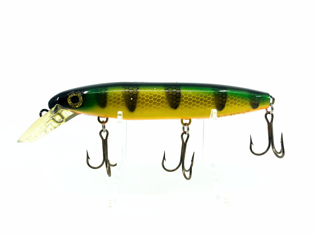 Joe Bucher Tackle Co. Buchertail Depth Raider 8", Perch Color New on Card