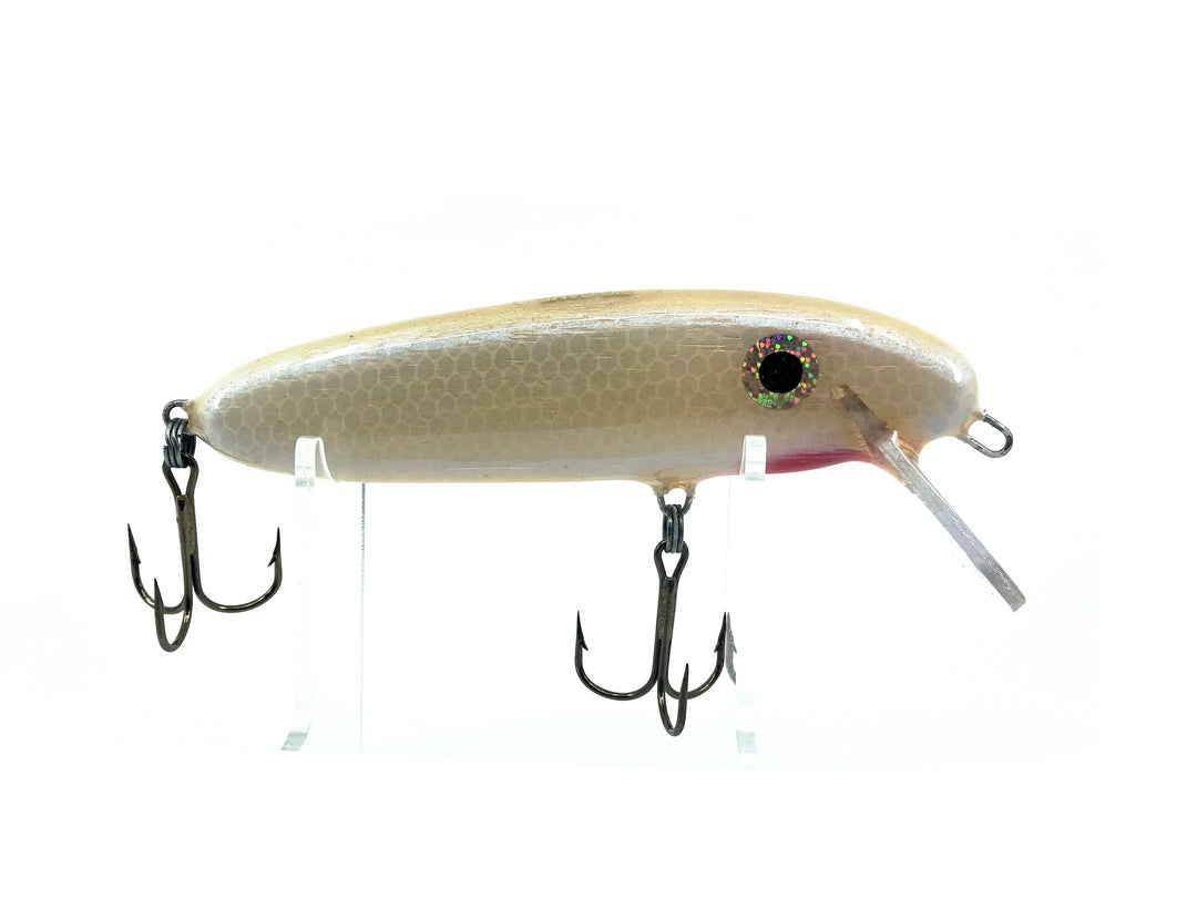 Big Game Tackle 5" Balsa Twitch, Pearl Shiner Color