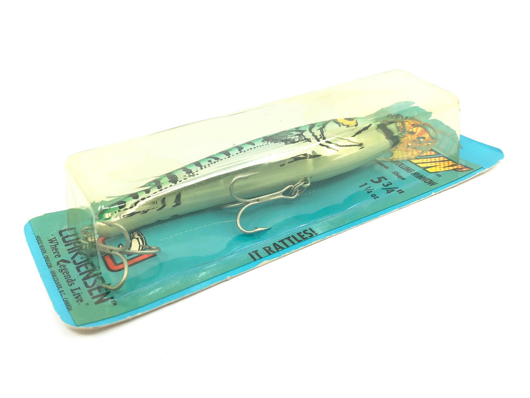 Luhr-Jensen Javelin, Metallic Green Mackerel Color with Card