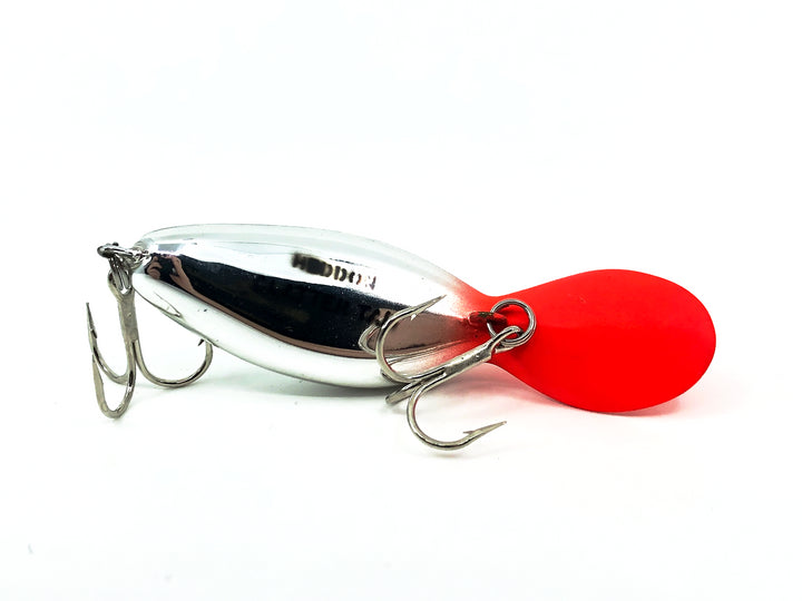 Heddon Clatter Tad, NPRH Nickel Plate Red Head Color