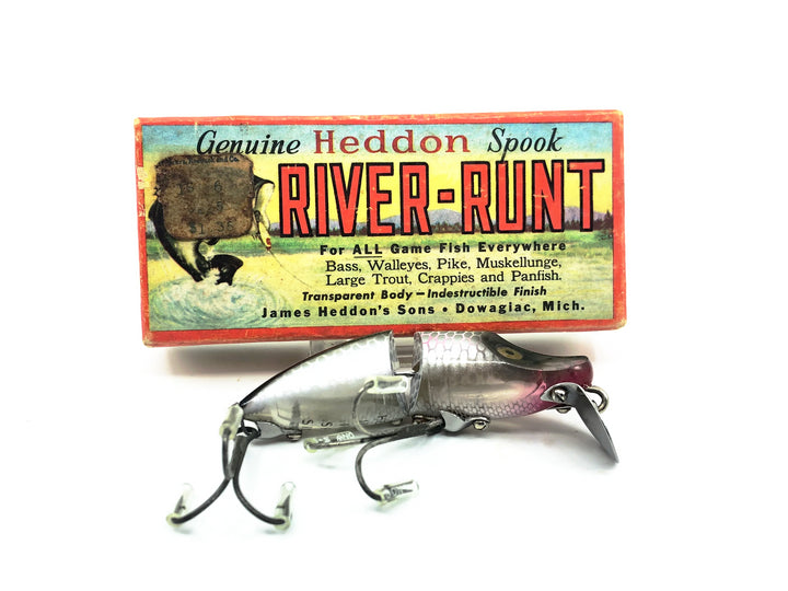 Heddon Jointed River Runt 9330-P, Shiner Color with Box