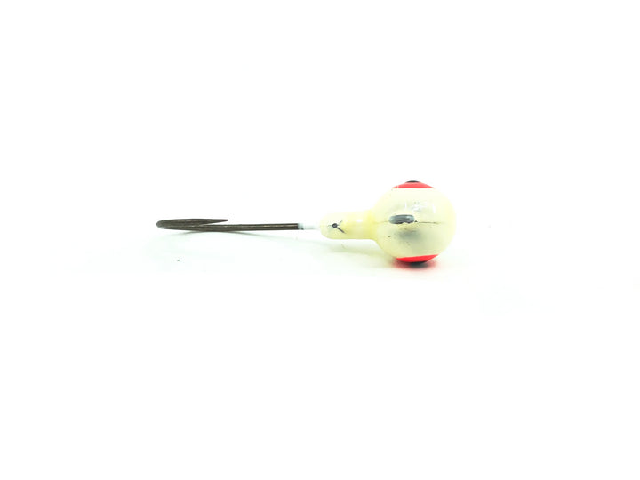 1/5oz Essential Round Ball Jig, White Color- 8 Pack