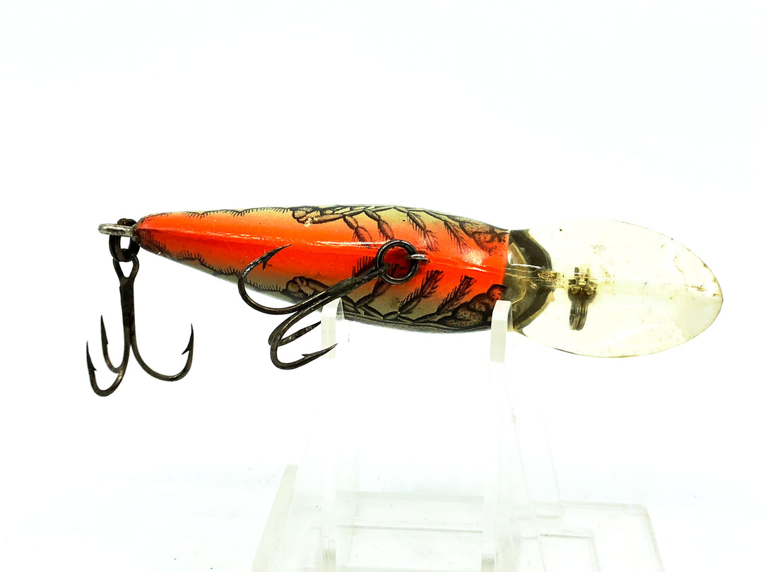 Bomber Model A 7A, XC2 Dark Green Craw/Orange Belly Color, Screwtail Model.