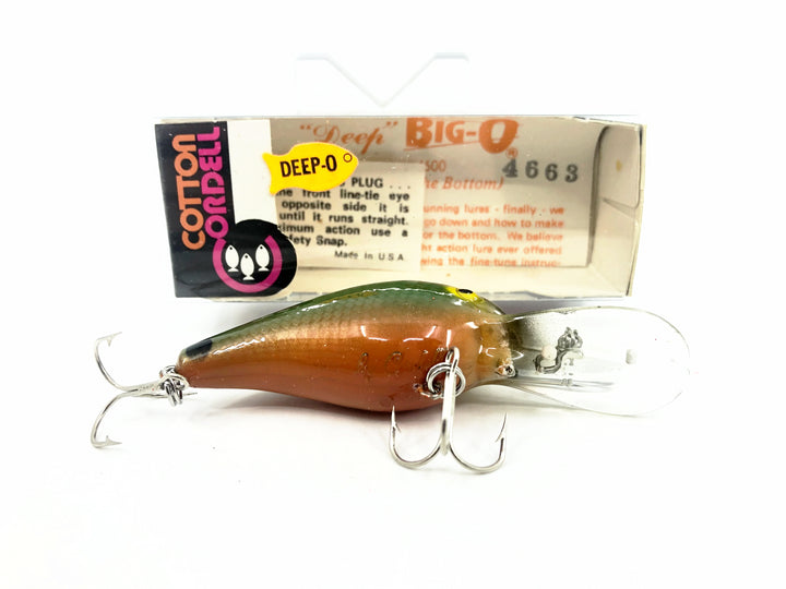 Cotton Cordell 4600 Deep Big-O, #63 Green Sunfish Color