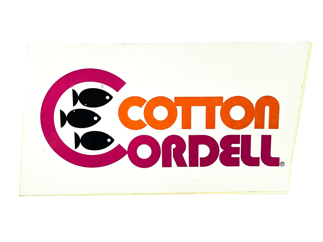 Cotton Cordell Vintage Decal/Sticker