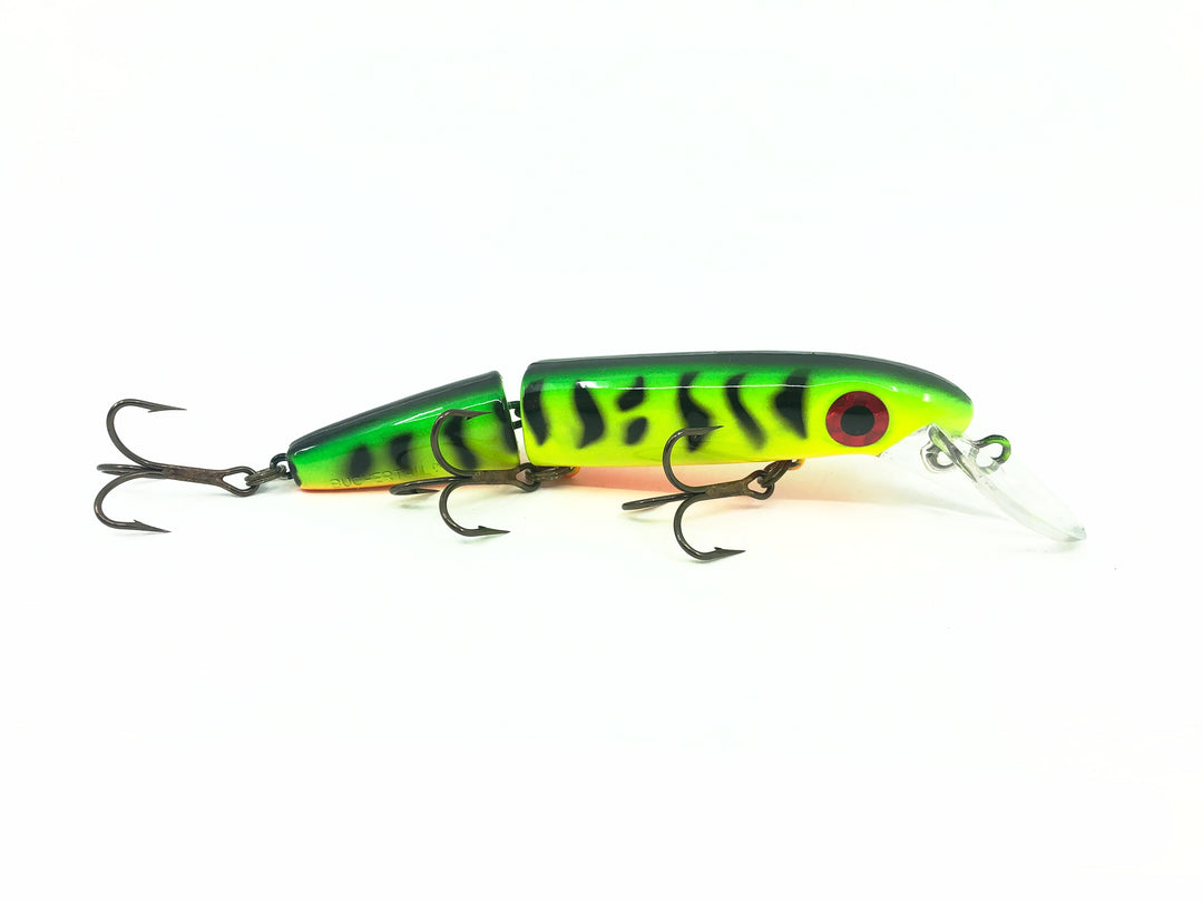 Joe Bucher Tackle Co. Buchertail Jointed Baby Depth Raider 6", Fire Tiger Color