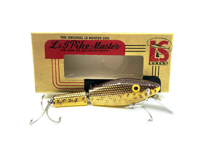 L & S Pike Master 35, #23 Yellow Belly/Brown Back & Speckles Color w/Box