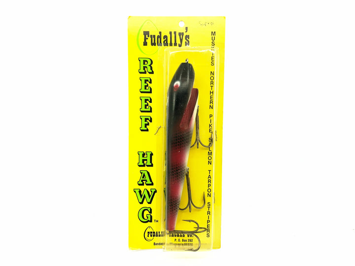 Fudally's Reef Hawg, Sucker Color on Card - 7 3/4" Size