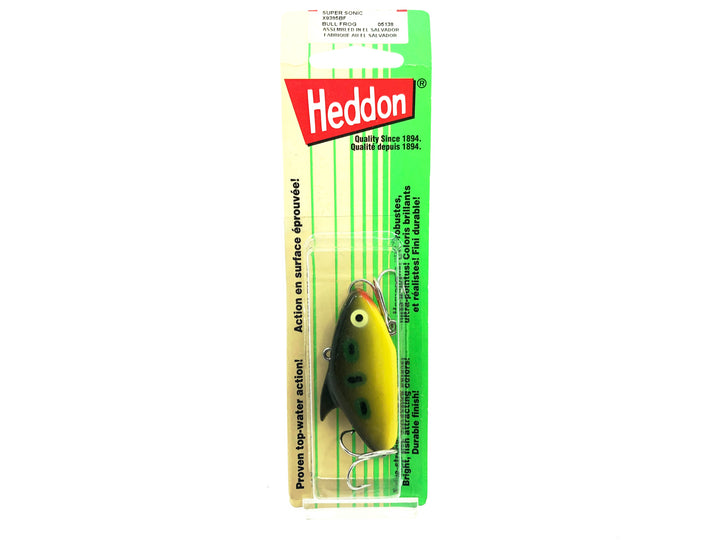 Heddon Super Sonic, BF Bull Frog Color on Card Limited Edition