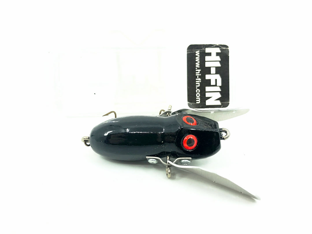 Hi-Fin Bass Creeper Lure, Black Color in Box