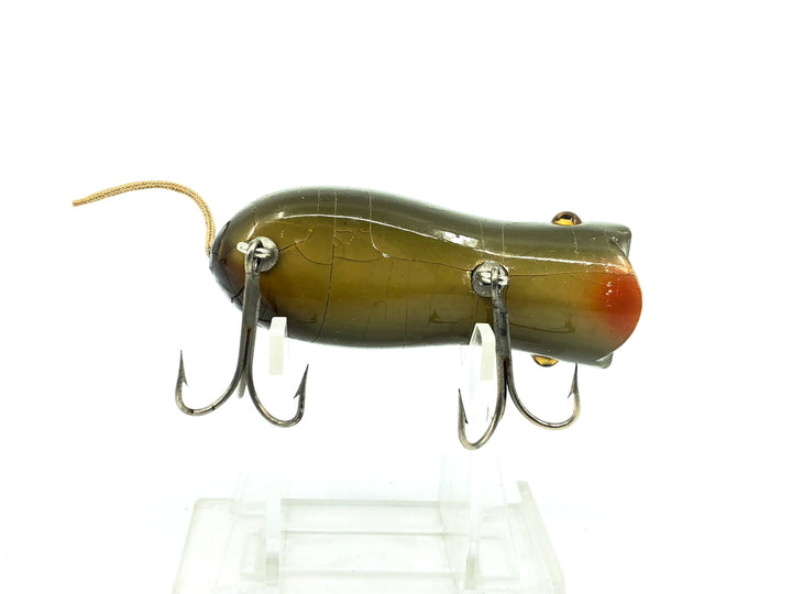 Shakespeare Swimming Mouse, Dark Green/Yellow Belly Color