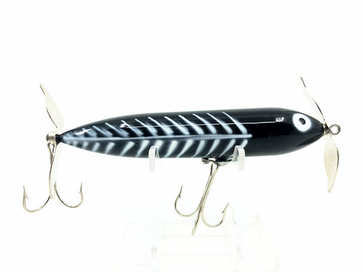 Heddon Wounded Zara Spook, XBW Black Shore Minnow Color