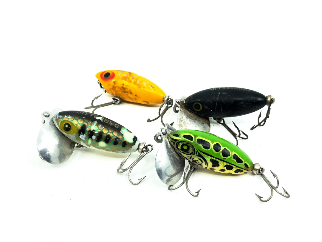 Arbogast Jitterbug 1/4oz Vintage Four Pack