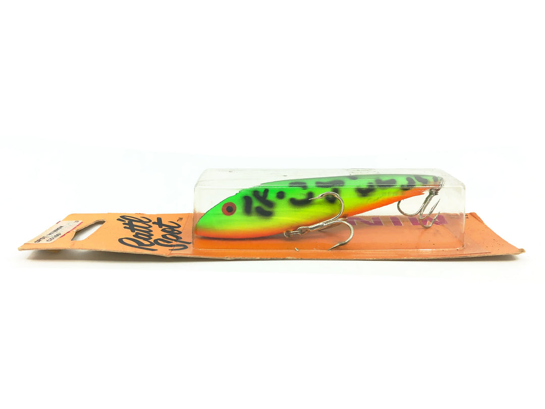 Cotton Cordell Ratt'l Spot Minnow, Firetiger Color on Card