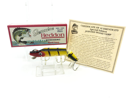 Heddon Centennial Edition Wood Vamp New in Box NO. 7300W-L-Perch