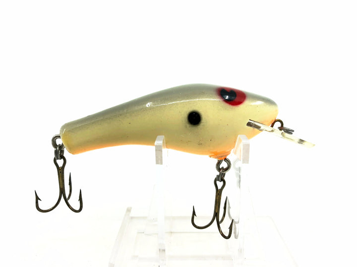 Poe's Super Cedar Shallow Bait, #40 Grey Pearl White/Hot Belly Color