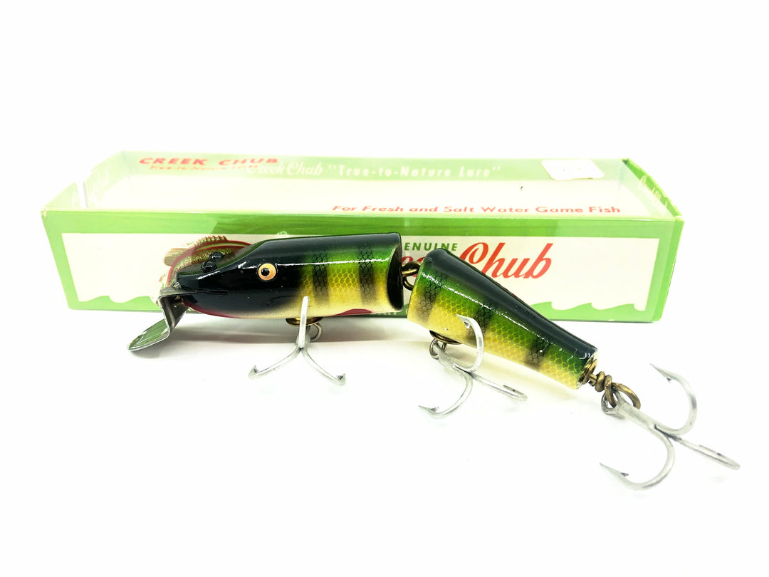 Creek Chub Jointed Husky Pikie 3000, Perch Color 3001W with Box