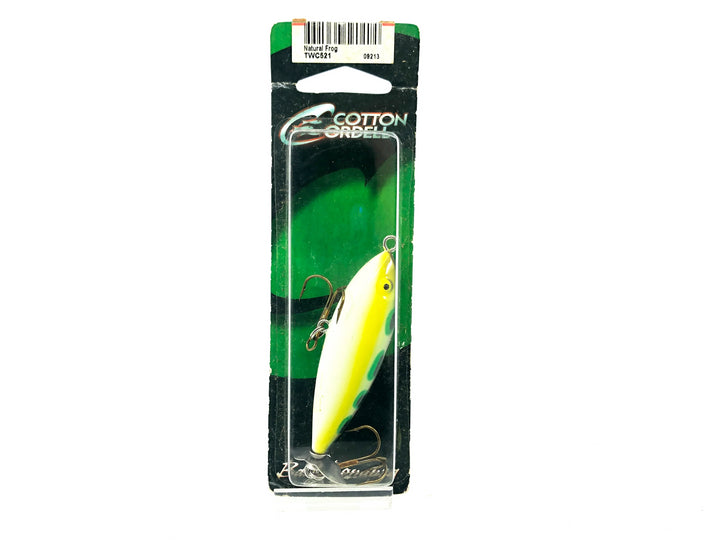 Cotton Cordell Crazy Shad, Bull Frog Color on Card