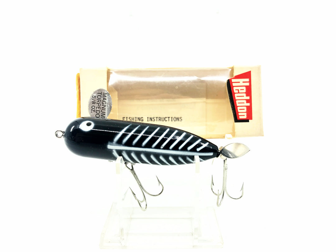 Heddon Magnum Torpedo 362, XBW Black Shore Minnow Color New in Box