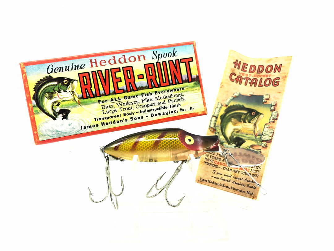 Heddon River Runt Spook Go-Deeper D-9110 L Perch Color with Box