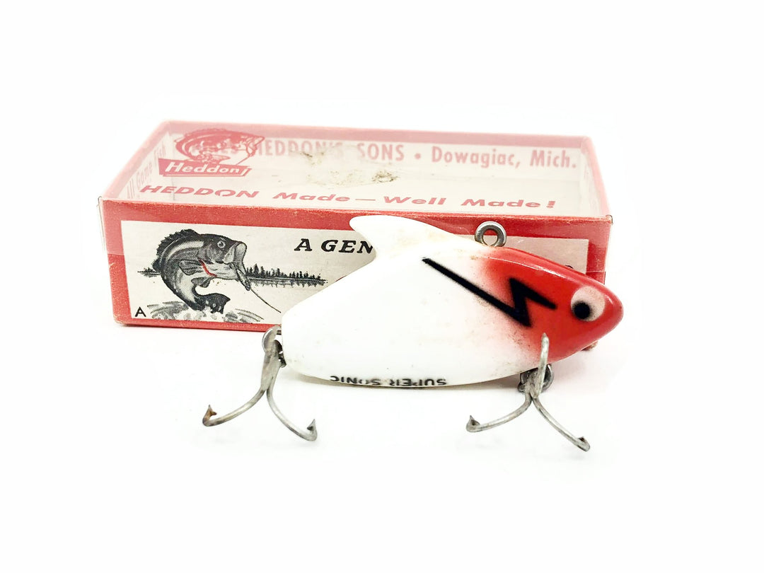 Heddon Super Sonic, 9385 RH Red Head Color with Box