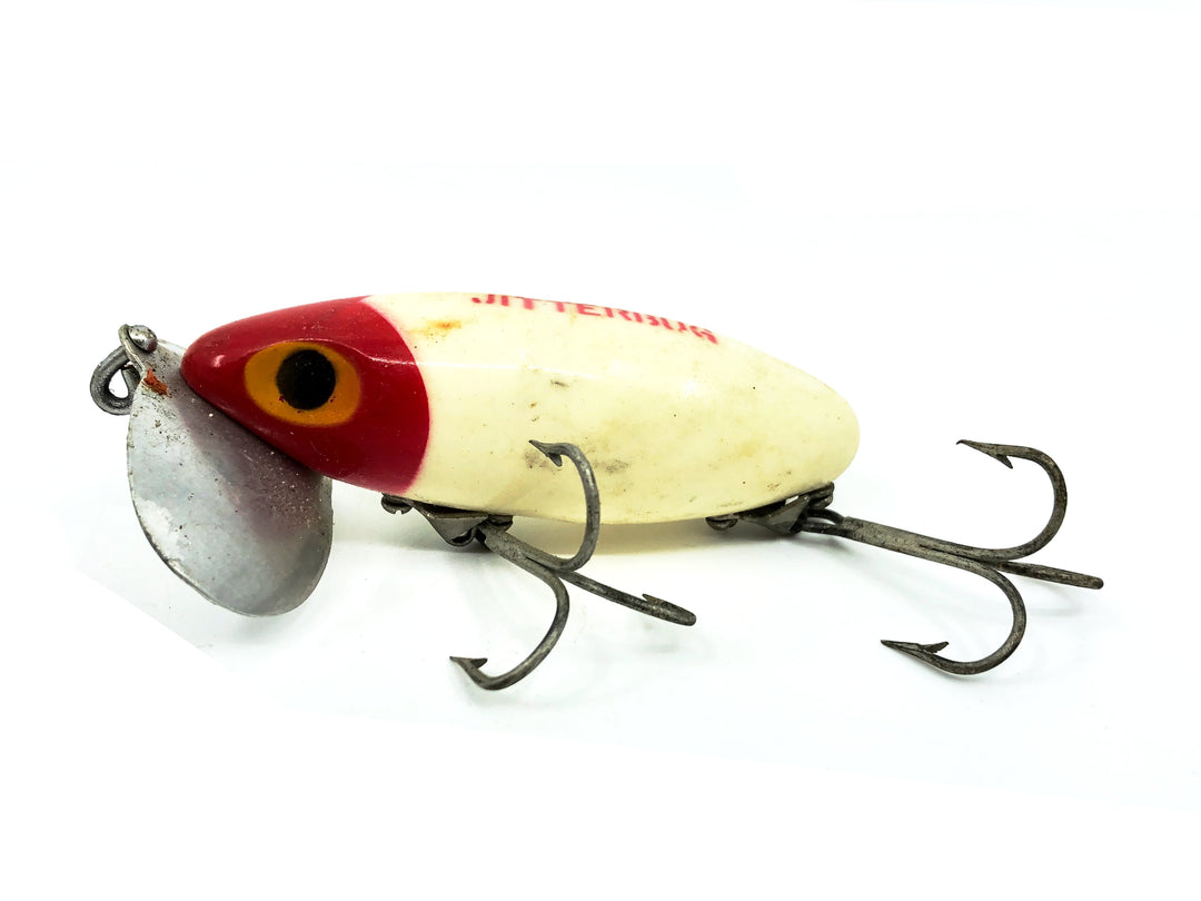 Arbogast Jitterbug, Red Head/White Color