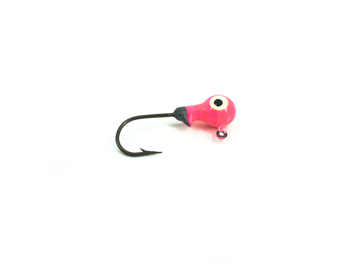 2/25oz Essential Round Ball Jig, Pink Color- 8 Pack