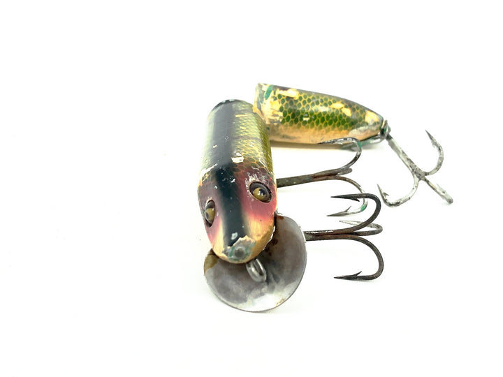 Heddon Jointed Vamp, L Perch Shiner Color, Two Piece Hardware