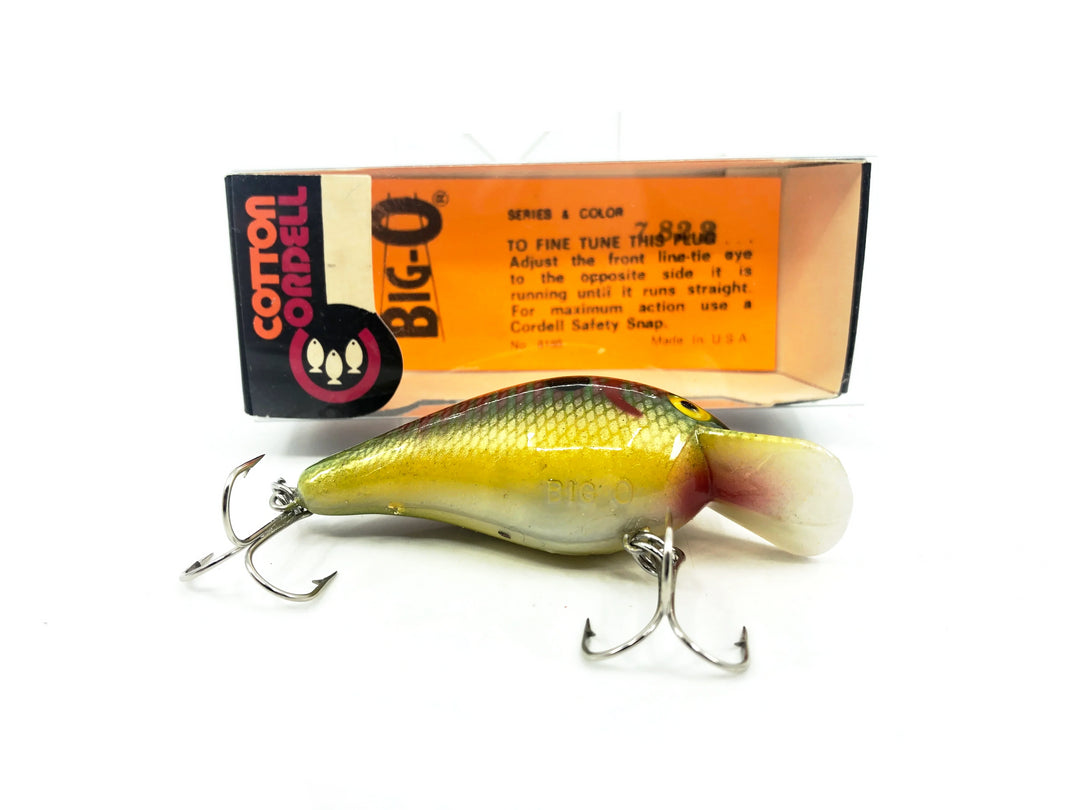 Cotton Cordell 7800 Big-O, #23 Green Perch Color w/Box