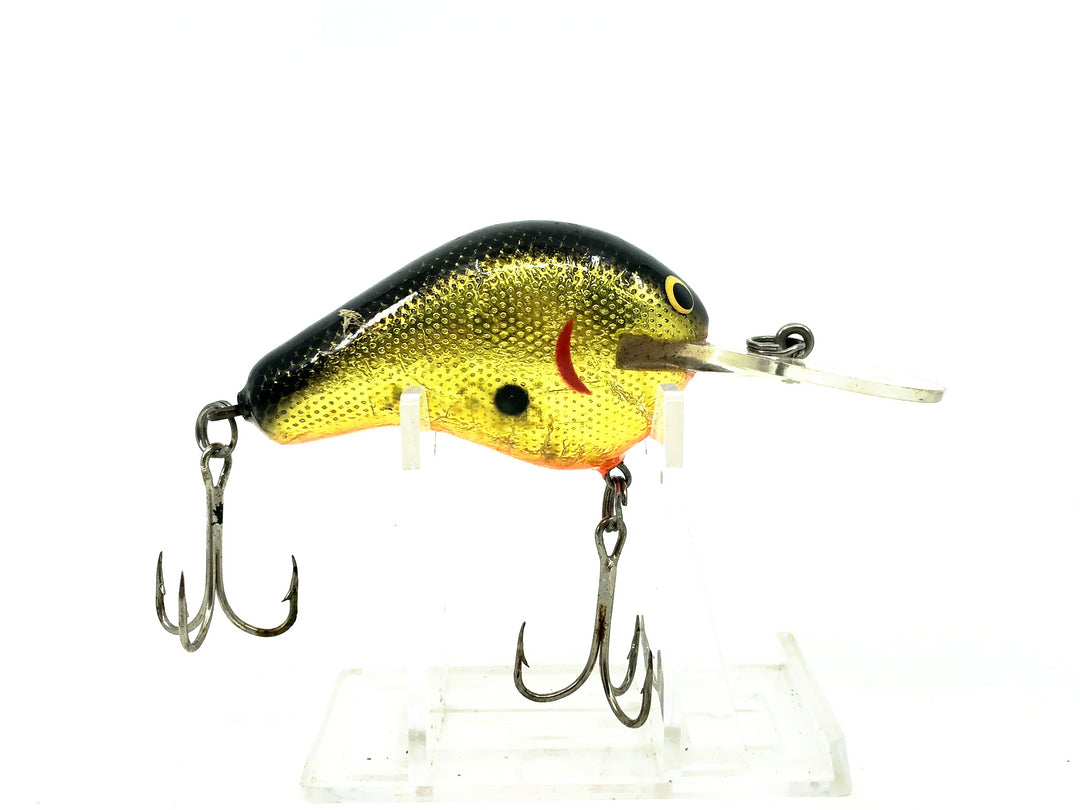 Bagley Diving B2 DB2-SBG, BGOB Black on Gold Foil/Orange Belly Color