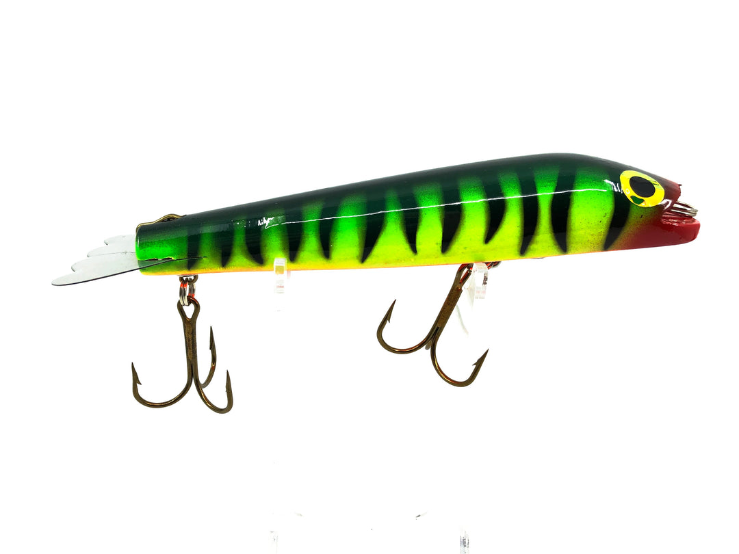 Bobbie 6 1/2" Weighted Jerk Bait, Firetiger Color