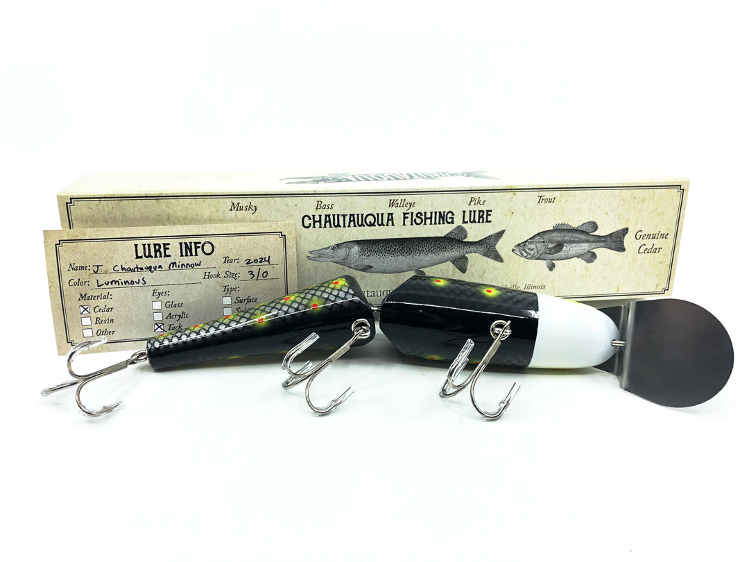 Jointed Chautauqua 8" Minnow, Luminous Color