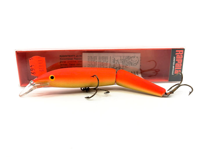 Rapala Jointed Minnow J-13 GFR Gold Fluorescent Red Color with Box