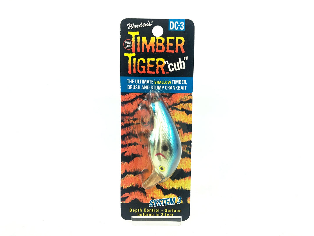 Timber Tiger Cub DC-3, #218 Metallic Silver/Blue Back Color on Card