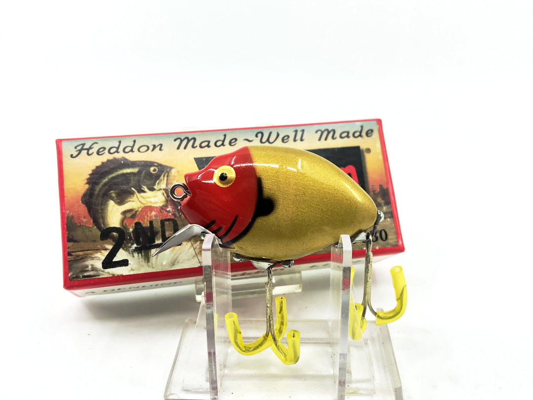 Heddon 9630 2nd Punkinseed X9630GDRH Gold/Red Head Color New in Box