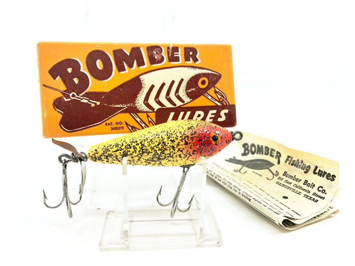 Bomber Top Bomber 6000, #19 Yellow/Red Head/Silver Flakes Color w/Box