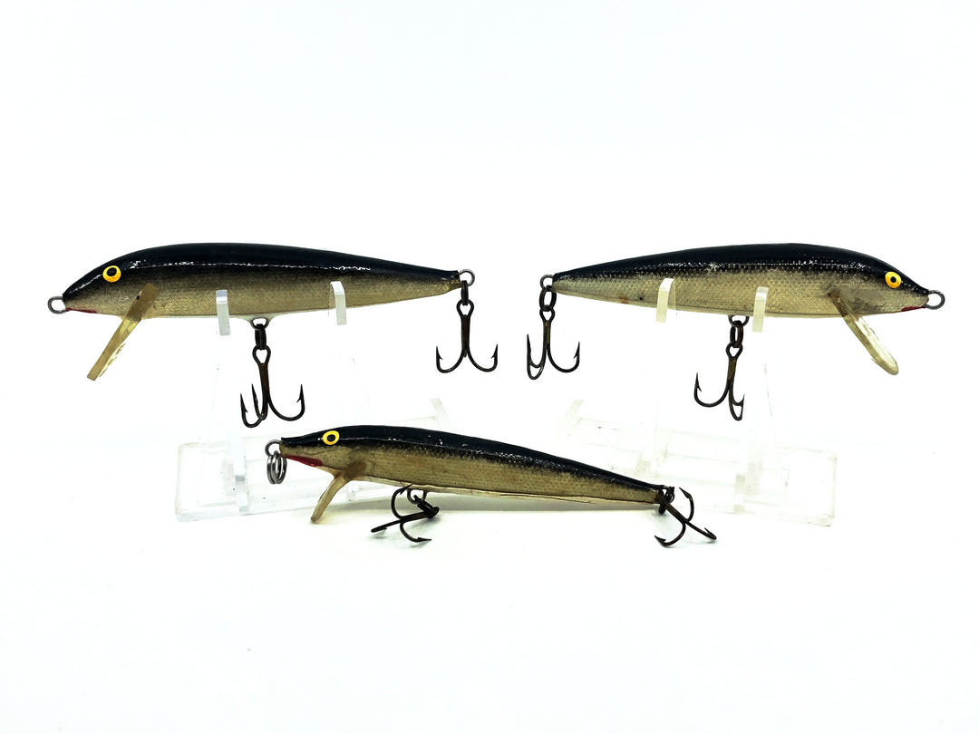 Vintage Rapala Trio, Floating Minnow/Countdown