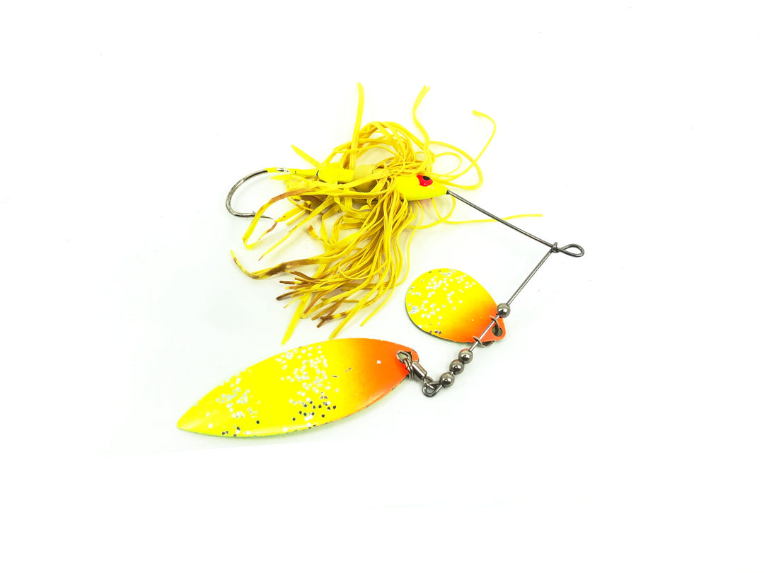 Northland Fishing Tackle Reed Runner Tandem Spinnerbait 3/8oz, Sunrise Color