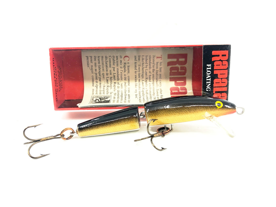 Rapala Jointed Floating Minnow J-9, G Gold Color w/Box