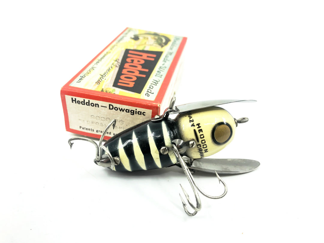 Heddon&nbsp;Crazy Crawler 2100, BWH Black Hornet Color with Box