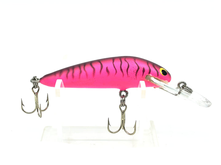 Bagley Diving Bang-O-Lure #2, #114 Black Stripes on Red Color