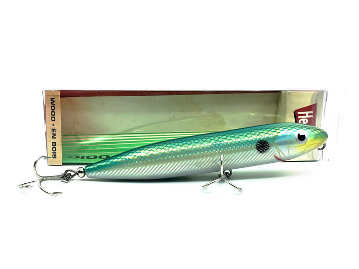 Heddon Wooden Magnum Zara Spook 9257, HLFS Lake Fork Shad Color, on Card