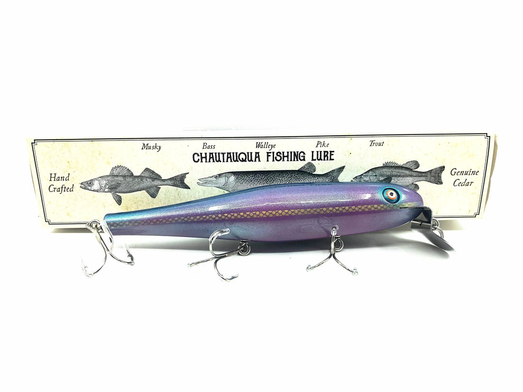 Solid Body Chautauqua 8" Minnow Shallow Diver, Regent Color