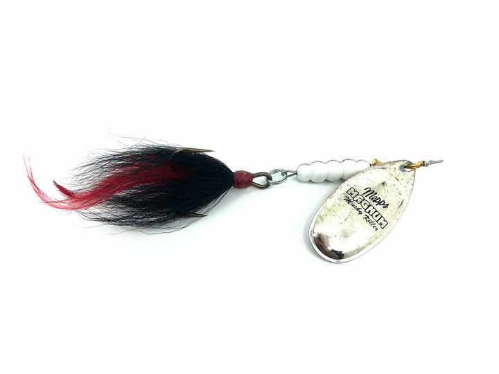 Mepps Magnum Musky Killer, Silver Blade/Black & Red Bucktail Color