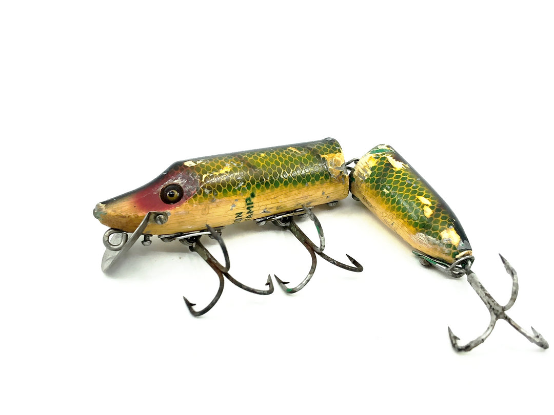 Heddon Jointed Vamp, L Perch Shiner Color, Two Piece Hardware