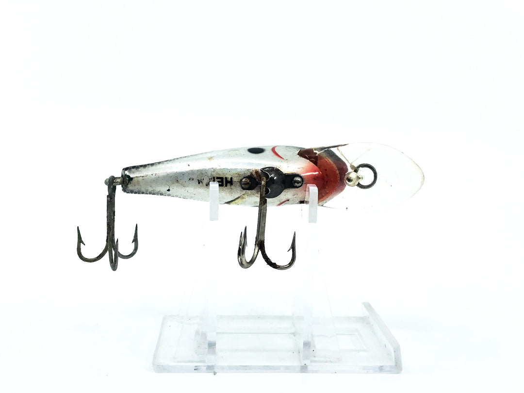 Heddon Timber Rattler X100, NBW Nickel Back White Belly